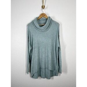 American Eagle XS Oversized Cowl Neck Sweater Tunic Light Teal